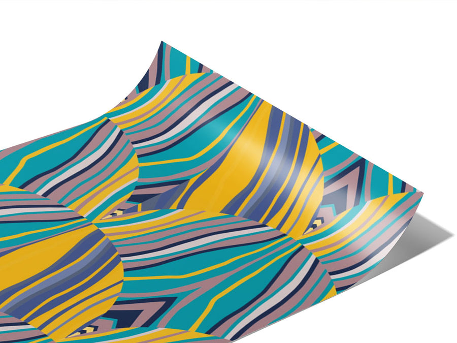 Split Personality Art Deco Vinyl Wraps~Rwraps Series 914 Digitally Printed Vinyl Wrap~0