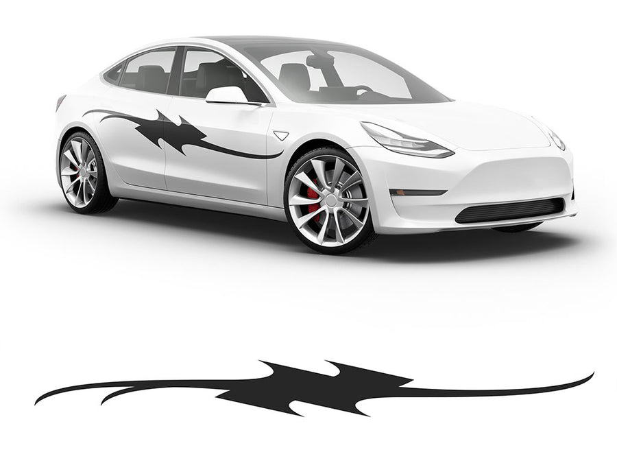 3M Black Splurge Body Graphic~Full Side Auto Decal Kit~0
