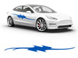 3M Azure Blue Splurge Body Graphic~Full Side Auto Decal Kit~0