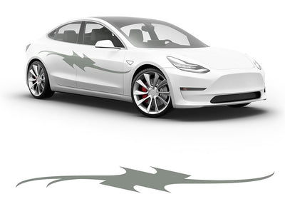 3M Light Gray Splurge Body Graphic~Full Side Auto Decal Kit~0