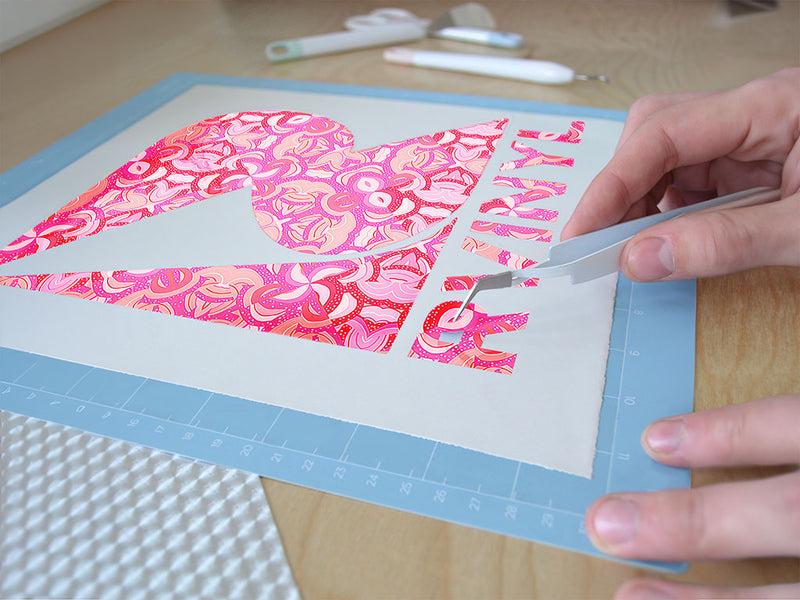 spring burst art deco Easy Weed Craft Vinyl