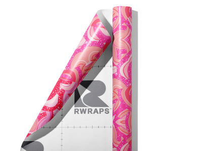 Spring Burst Art Deco Wrap Film Sheets~Rwraps Series 914 Spring Burst Art Deco Scrolled Sheet~3