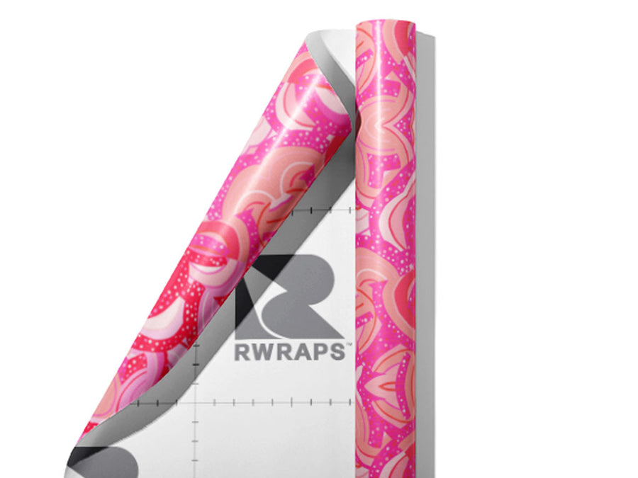 Spring Burst Art Deco Wrap Film Sheets~Rwraps Series 914 Spring Burst Art Deco Scrolled Sheet~3