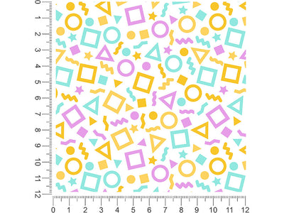spring confetti abstract geometric 1ft x 1ft Craft Sheets