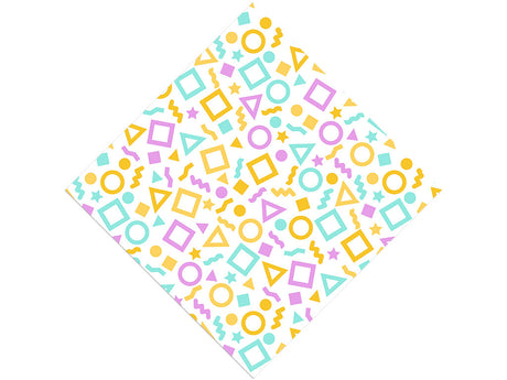 Spring Confetti Abstract Vinyl Wrap Pattern