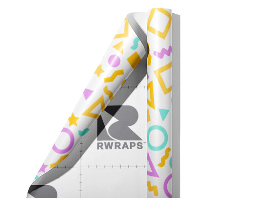 Spring Confetti Abstract Wrap Film Sheets~Rwraps Series 914 Spring Confetti Abstract Scrolled Sheet~3
