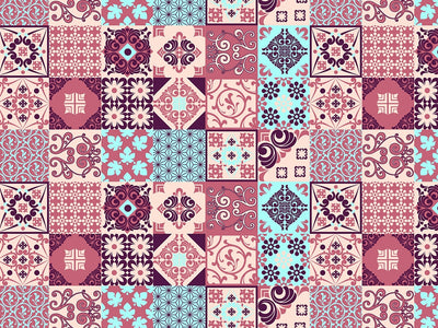Spring Fever Tile Vinyl Wrap Pattern~Rwraps Series 914 Digitally Printed Vinyl Wrap~0