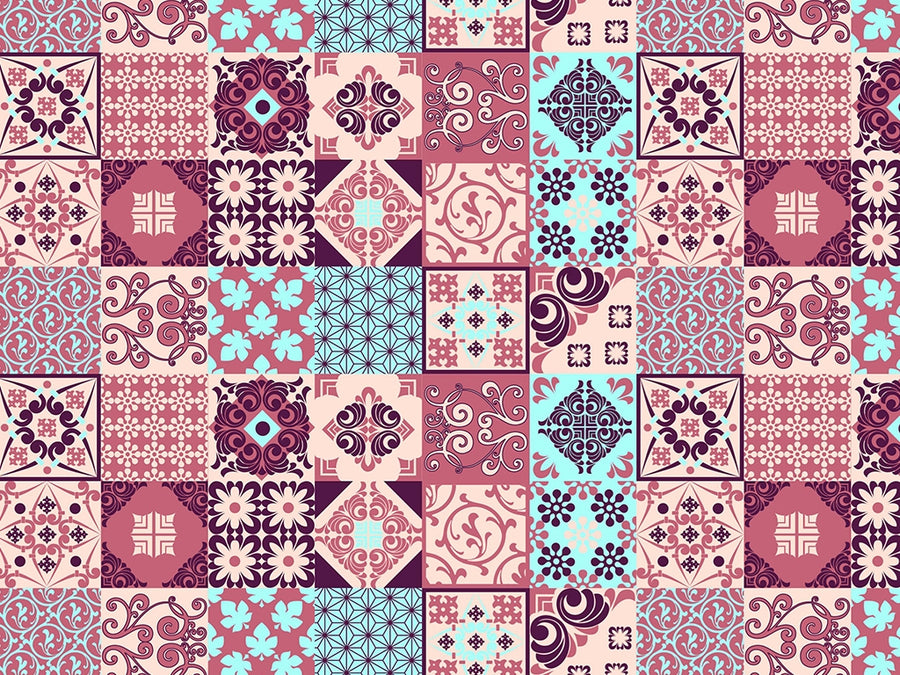 Spring Fever Tile Vinyl Wrap Pattern~Rwraps Series 914 Digitally Printed Vinyl Wrap~0