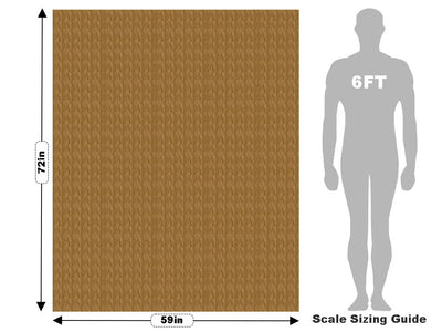 Spring Oak Wooden Parquet Vehicle Wrap Scale~Rwraps Series 914 Spring Oak Wooden Parquet Measurements~2