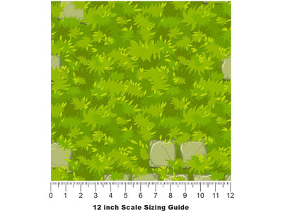 Spring Pathway Brick Vinyl Film Pattern Size 12 inch Scale~Rwraps Spring Pathway Brick Sizing Chart~3