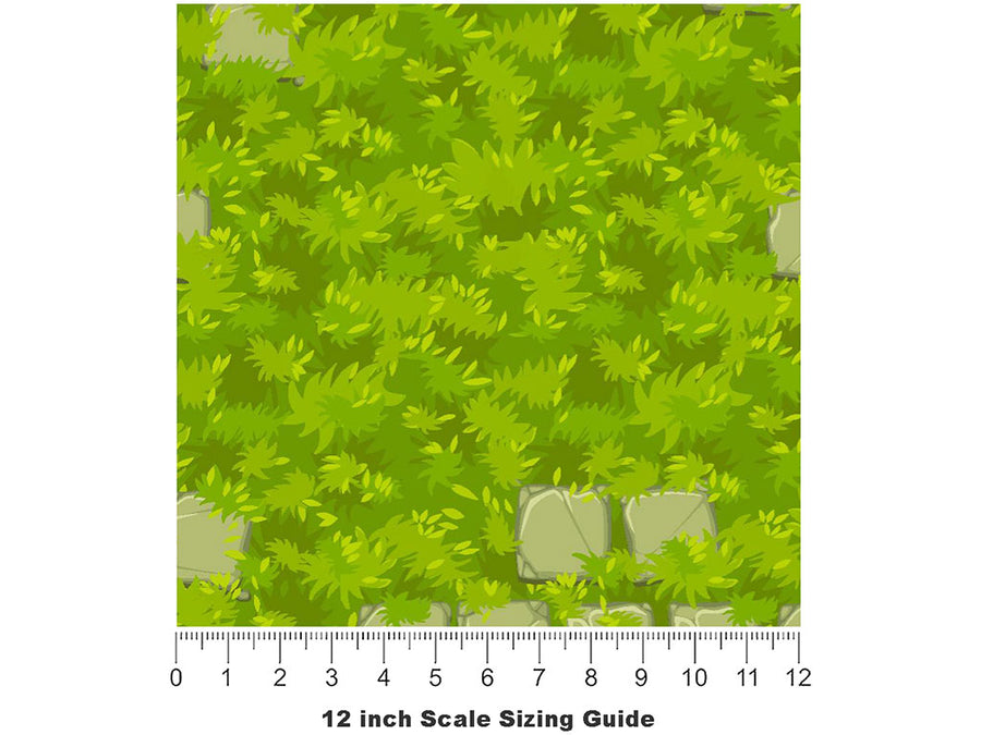 Spring Pathway Brick Vinyl Film Pattern Size 12 inch Scale~Rwraps Spring Pathway Brick Sizing Chart~3