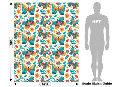 Springtime Fever Bug Vehicle Wrap Scale~Rwraps Series 914 Springtime Fever Bug Measurements~1