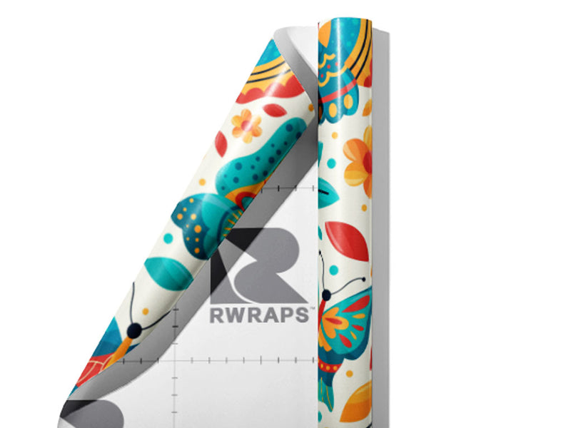 Springtime Fever Bug Wrap Film Sheets~Rwraps Series 914 Springtime Fever Bug Scrolled Sheet~3