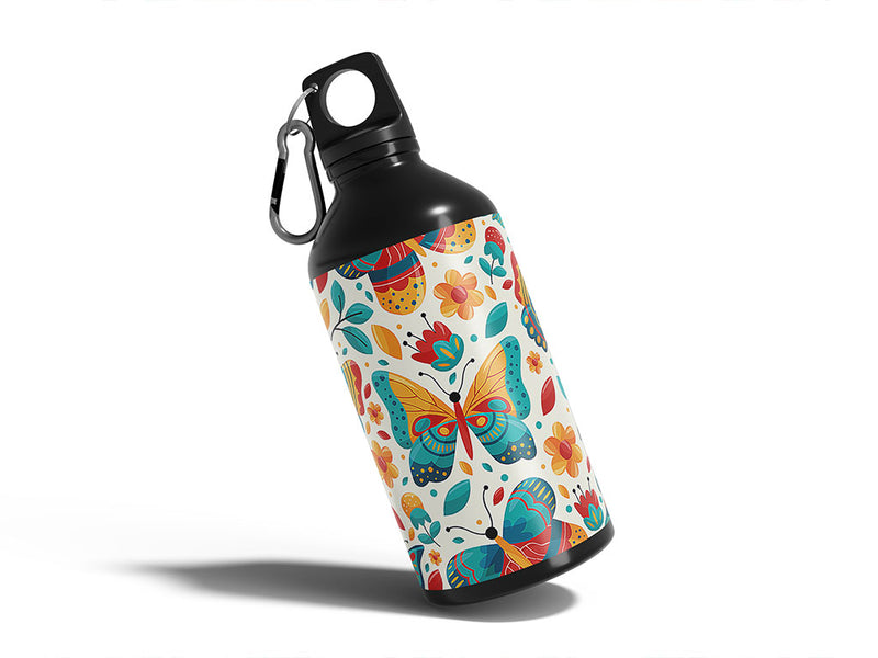 springtime fever bug Water Bottle DIY Stickers