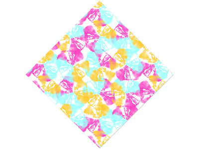 Springtime Petals Tie Dye Vinyl Wrap Pattern