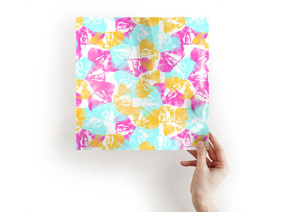 springtime petals tie dye Craft Sheets