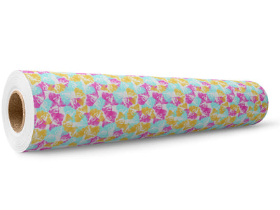 Springtime Petals Tie Dye Wrap Film Wholesale Roll~Rwraps Series 914 Digitally Printed Vinyl Roll~5