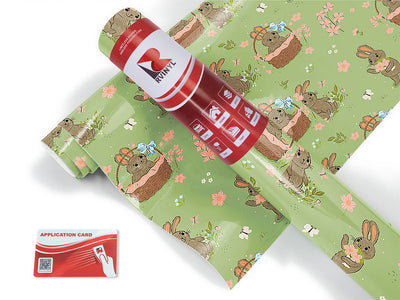 springtime presents animal Craft Vinyl Roll