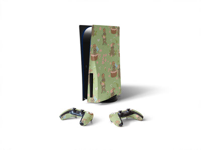 springtime presents animal Sony PS5 DIY Skin