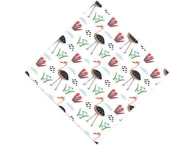 Springtime Strut Birds Vinyl Wrap Pattern
