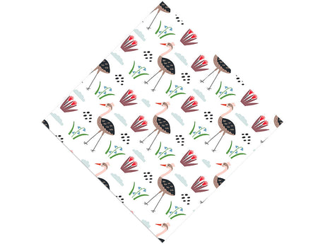 Springtime Strut Birds Vinyl Wrap Pattern