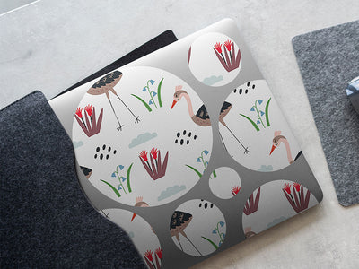 springtime strut bird DIY Laptop Stickers