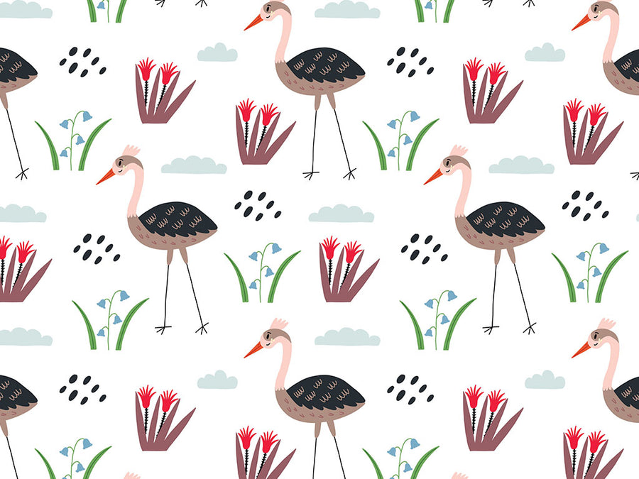 Springtime Strut Birds Vinyl Wrap Pattern~Rwraps Series 914 Digitally Printed Vinyl Wrap~0