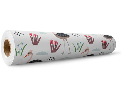 Springtime Strut Birds Wrap Film Wholesale Roll~Rwraps Series 914 Digitally Printed Vinyl Roll~5