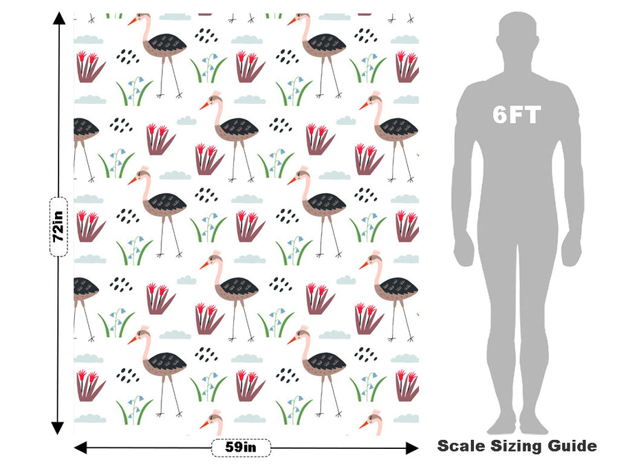Springtime Strut Birds Vehicle Wrap Scale~Rwraps Series 914 Springtime Strut Birds Measurements~1