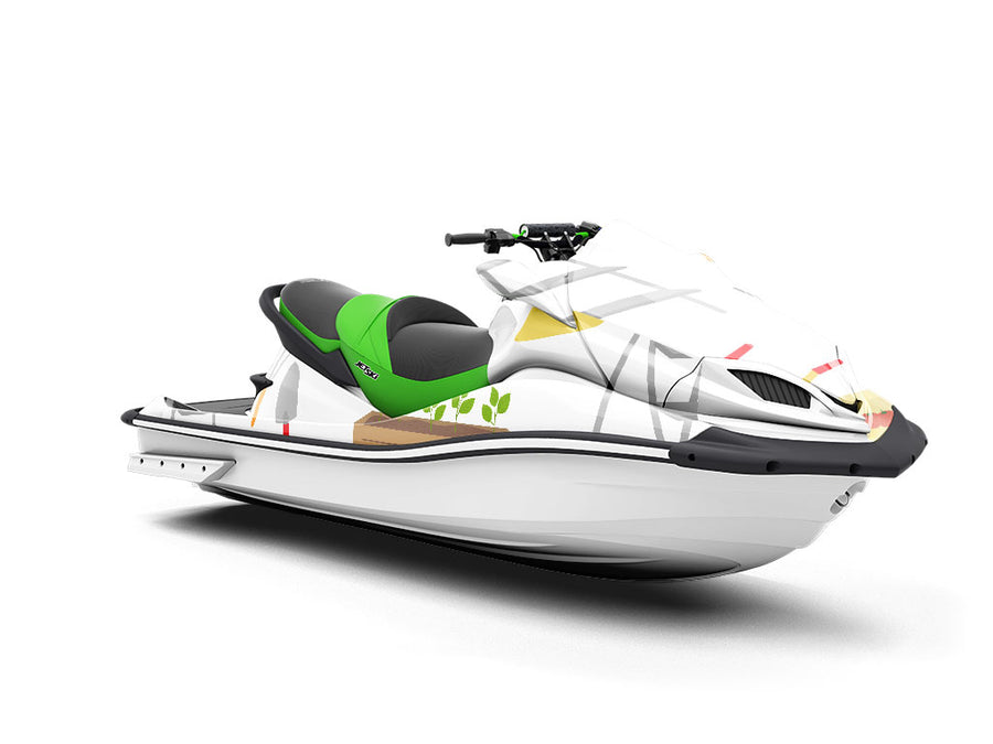 Springtime Work Gardening Jet Ski Vinyl Customized Wrap