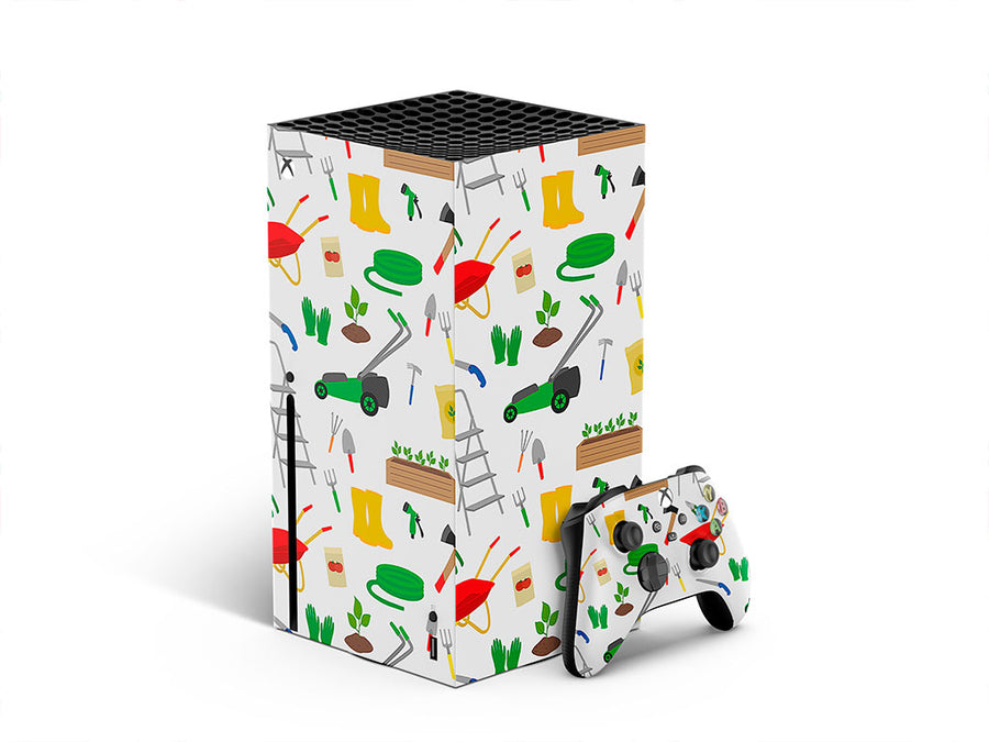 springtime work gardening XBOX DIY Decal