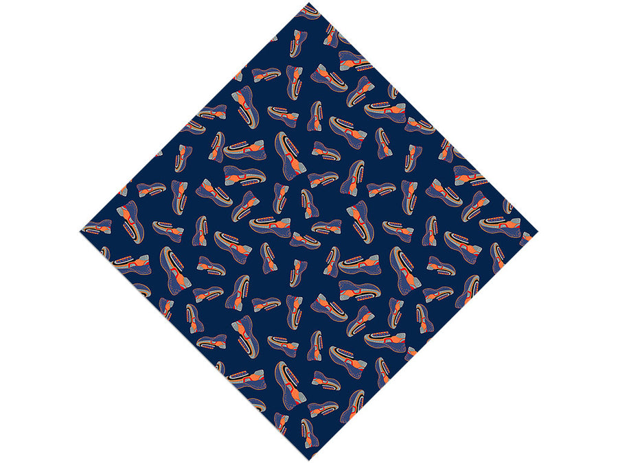 Sprinting Shoes Sport Vinyl Wrap Pattern