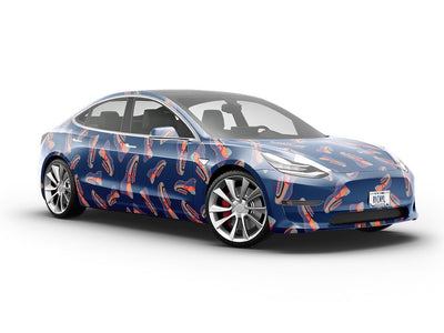 Sprinting Shoes Sport Vehicle Vinyl Wrap