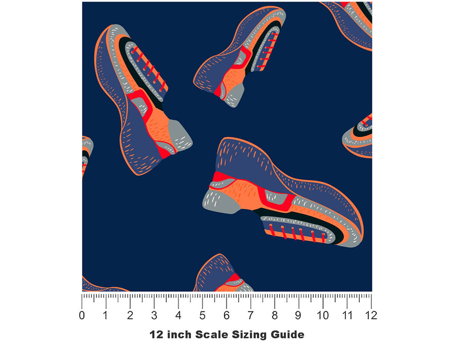 Sprinting Shoes Sport Vinyl Film Pattern Size 12 inch Scale~Rwraps Sprinting Shoes Sport Sizing Chart~2