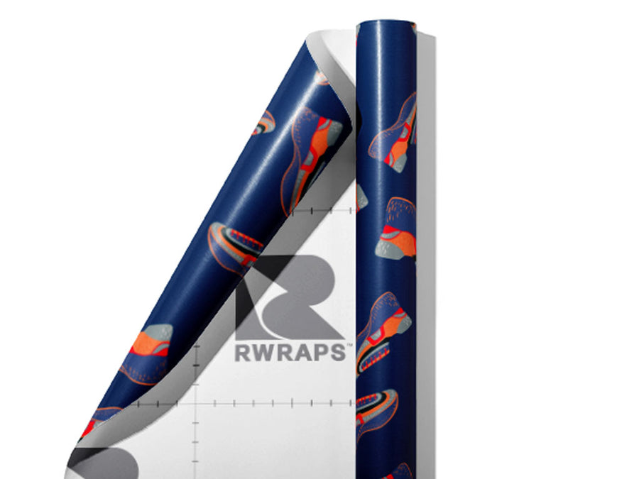 Sprinting Shoes Sport Wrap Film Sheets~Rwraps Series 914 Sprinting Shoes Sport Scrolled Sheet~3