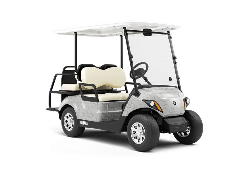 Square Cross Brick Wrapped Golf Cart