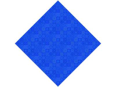 Squares De France Mosaic Vinyl Wrap Pattern
