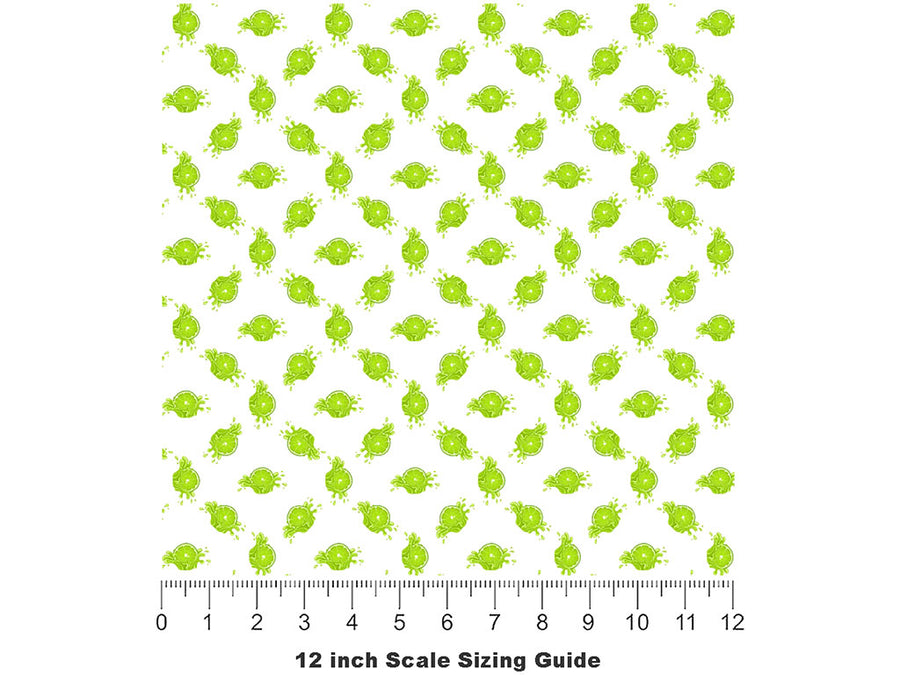 Squeezed Fresh Fruit Vinyl Film Pattern Size 12 inch Scale~Rwraps Squeezed Fresh Fruit Sizing Chart~2