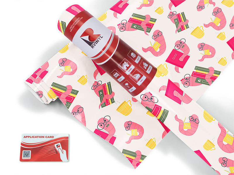 squirming scholars bug Craft Vinyl Roll