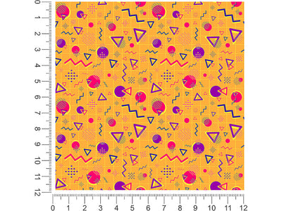 squirmy geometry abstract geometric 1ft x 1ft Craft Sheets