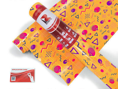 squirmy geometry abstract geometric Craft Vinyl Roll