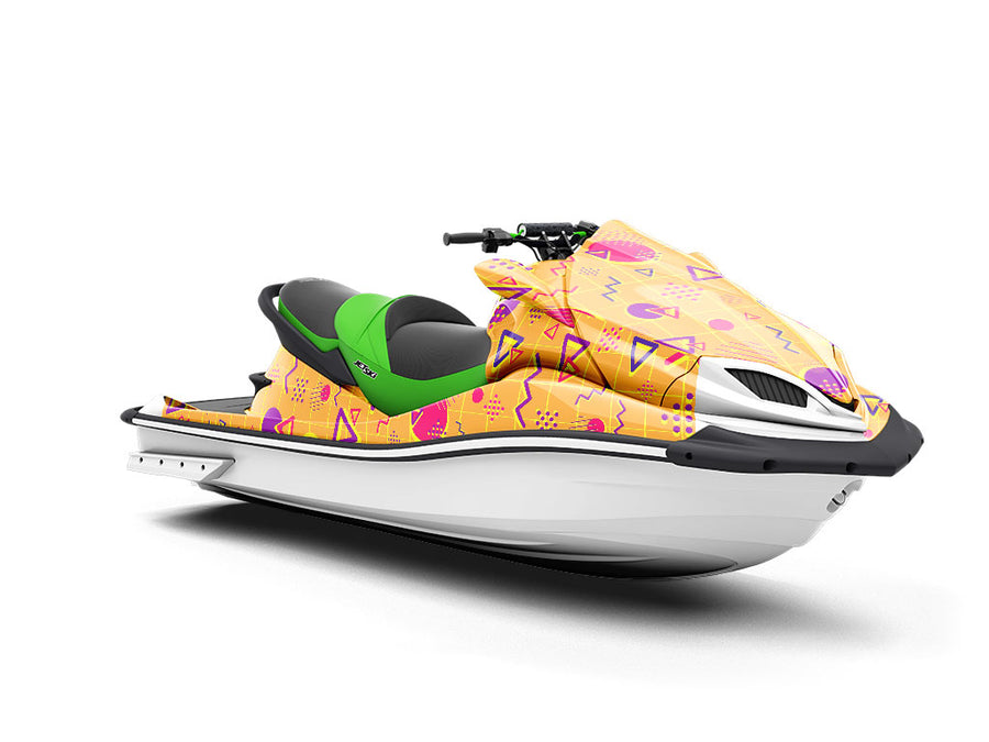 Squirmy Geometry Abstract Jet Ski Vinyl Customized Wrap