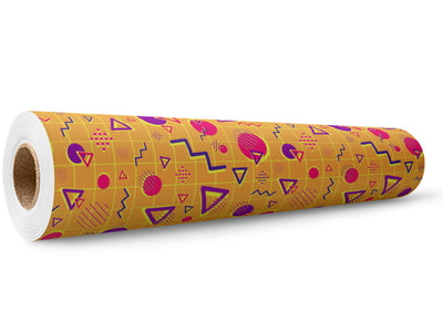 Squirmy Geometry Abstract Wrap Film Wholesale Roll~Rwraps Series 914 Digitally Printed Vinyl Roll~5
