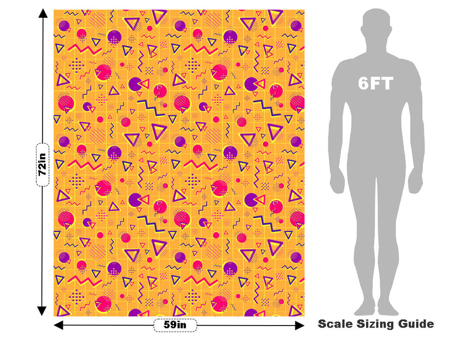 Squirmy Geometry Abstract Vehicle Wrap Scale~Rwraps Series 914 Squirmy Geometry Abstract Measurements~1