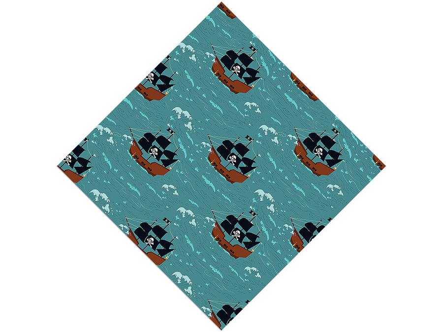 SS Treasure Pirate Vinyl Wrap Pattern
