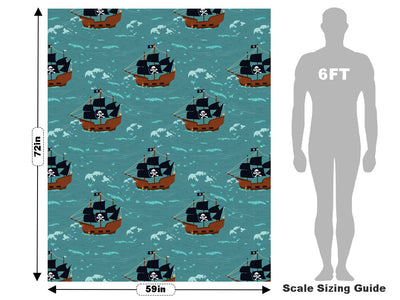 SS Treasure Pirate Vehicle Wrap Scale~Rwraps Series 914 SS Treasure Pirate Measurements~1