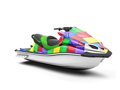 Stacked  Brick Jet Ski Vinyl Customized Wrap