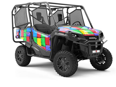 Stacked  Brick Utility Vehicle Vinyl Wrap
