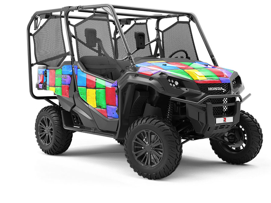Stacked  Brick Utility Vehicle Vinyl Wrap