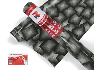 stacked squares abstract geometric Craft Vinyl Roll